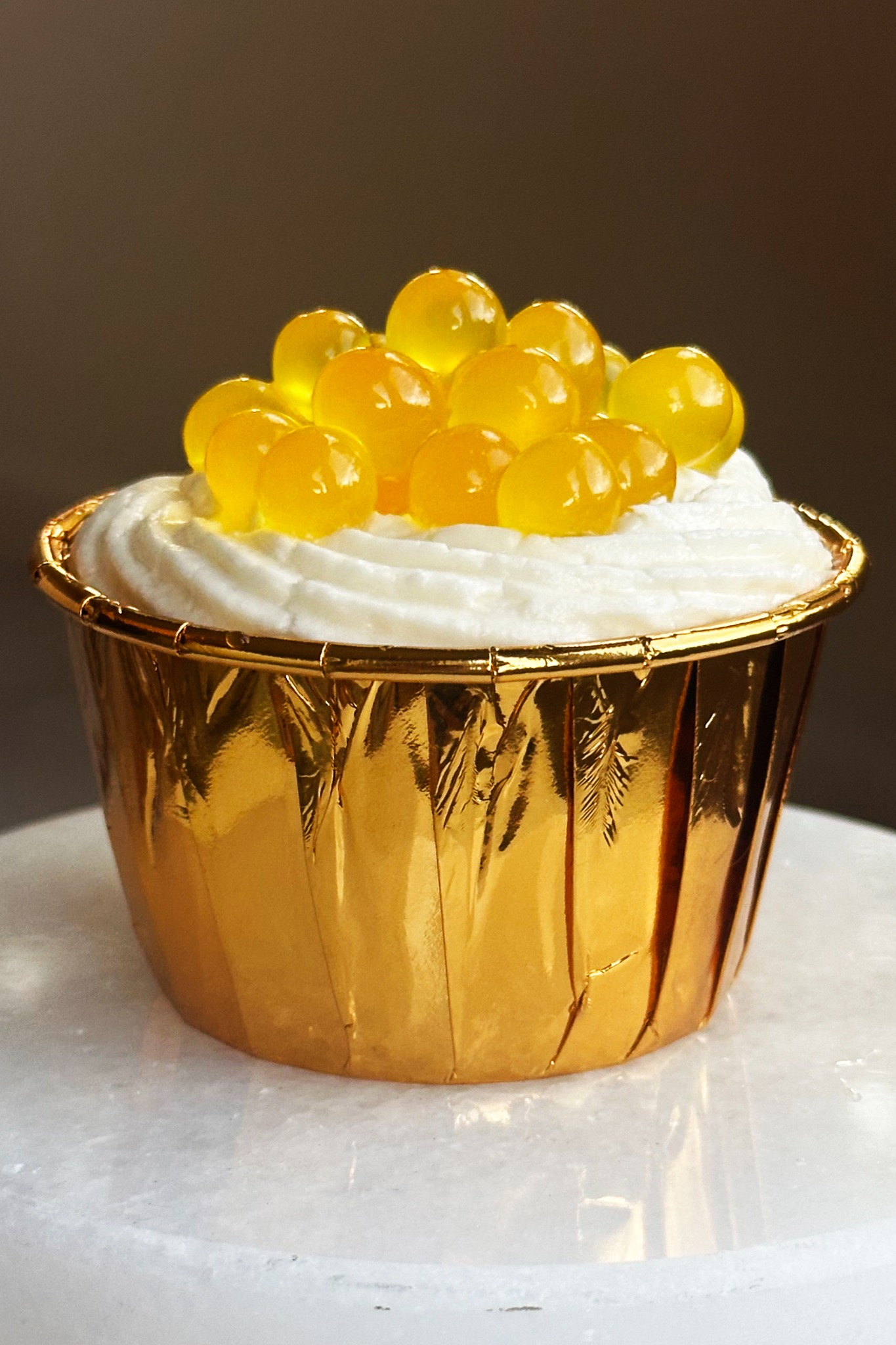 Mango Boba Cupcake